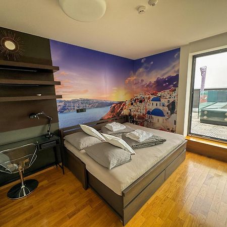 Apartman Se Saunou A Terasou S Vyhledem Na Brno Luaran gambar