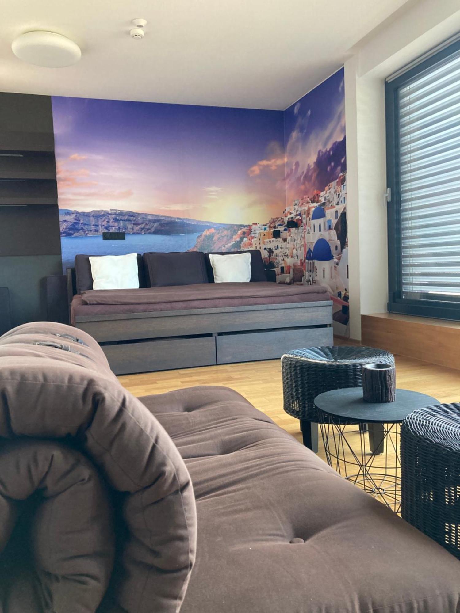 Apartman Se Saunou A Terasou S Vyhledem Na Brno Luaran gambar