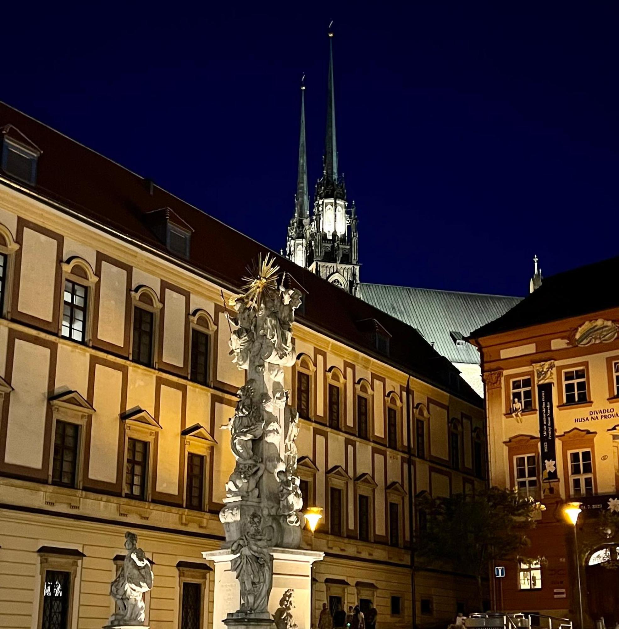 Apartman Se Saunou A Terasou S Vyhledem Na Brno Luaran gambar